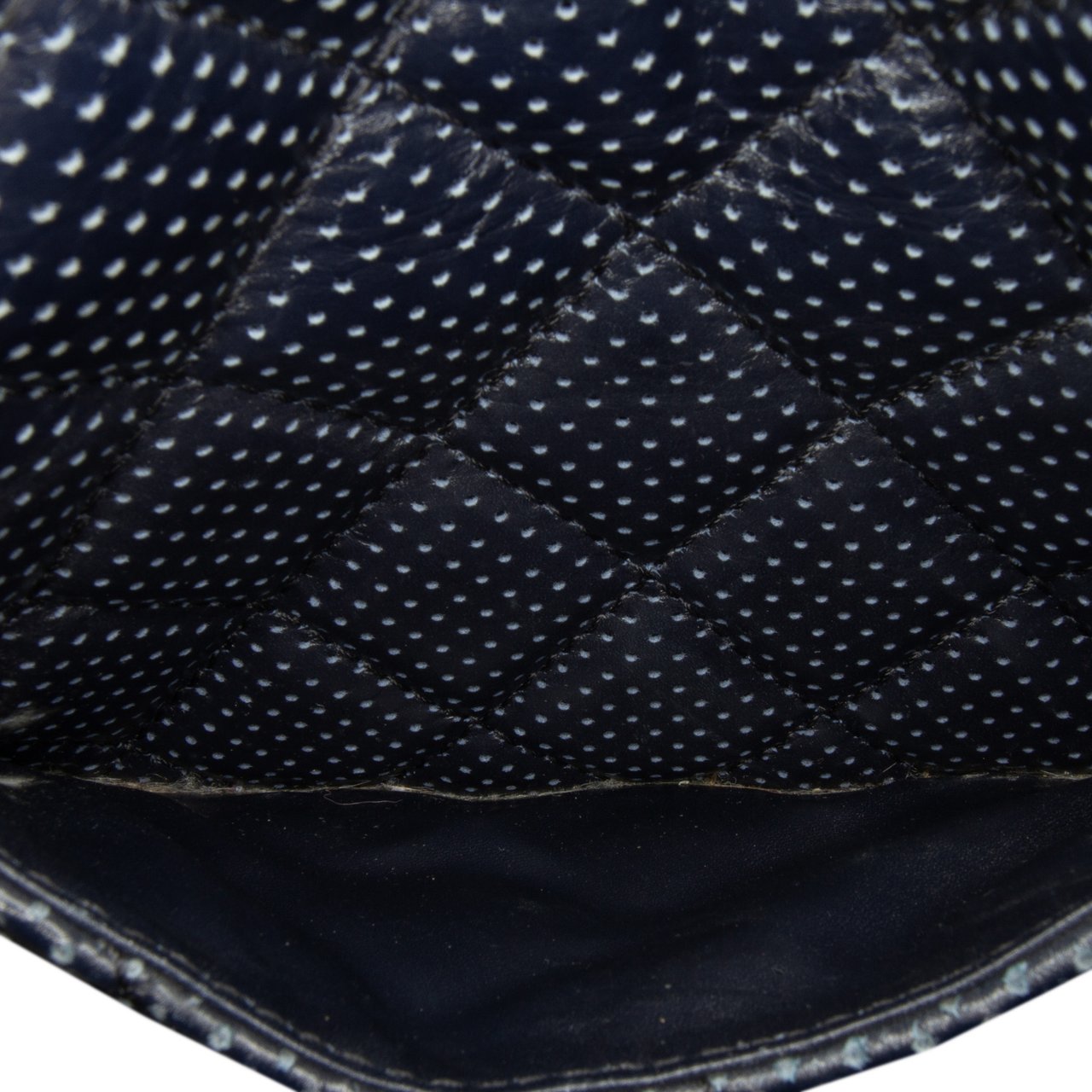 Chanel Perforated Classic Mini Rectangular Flap Blauw