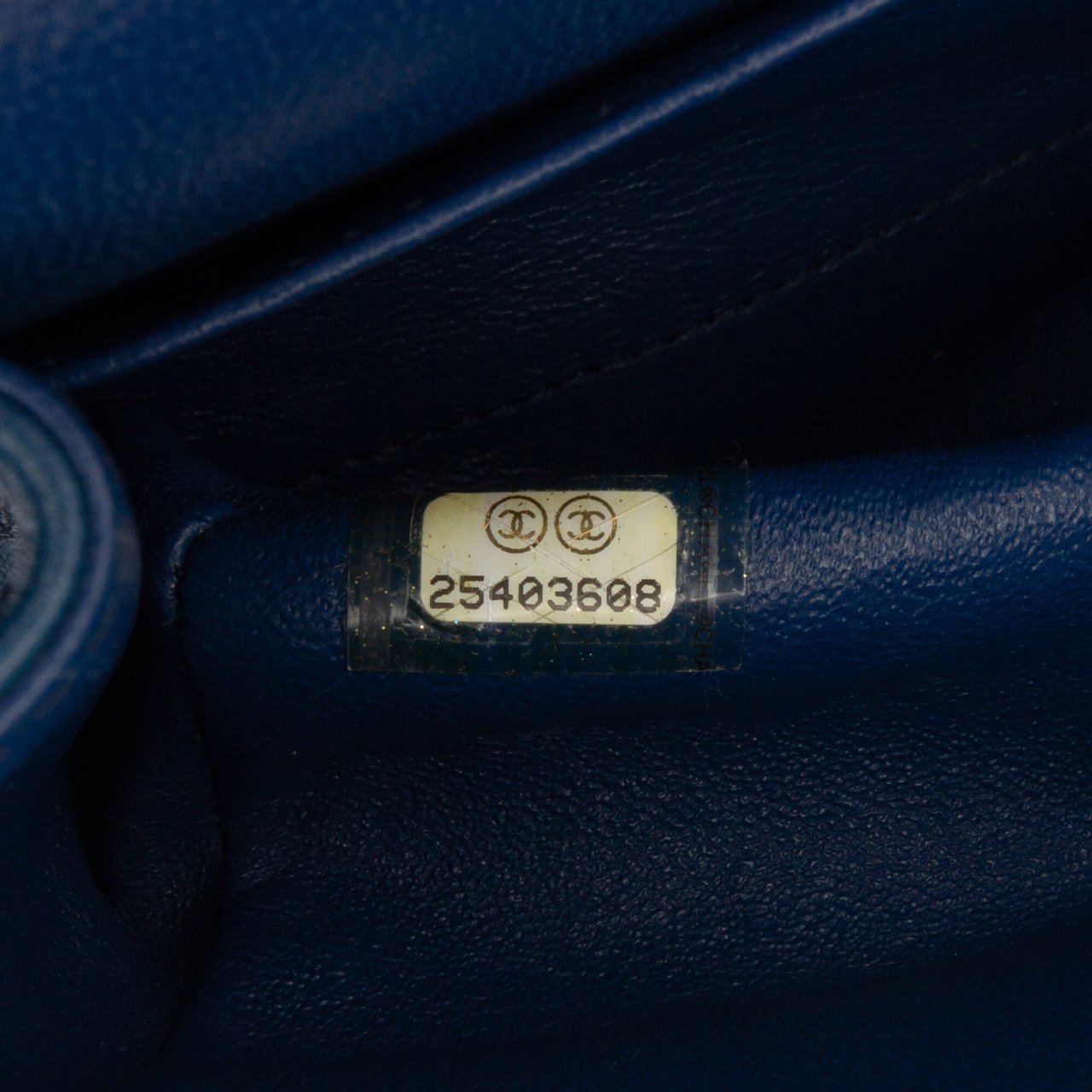 Chanel Small Classic Lambskin Double Flap Blauw