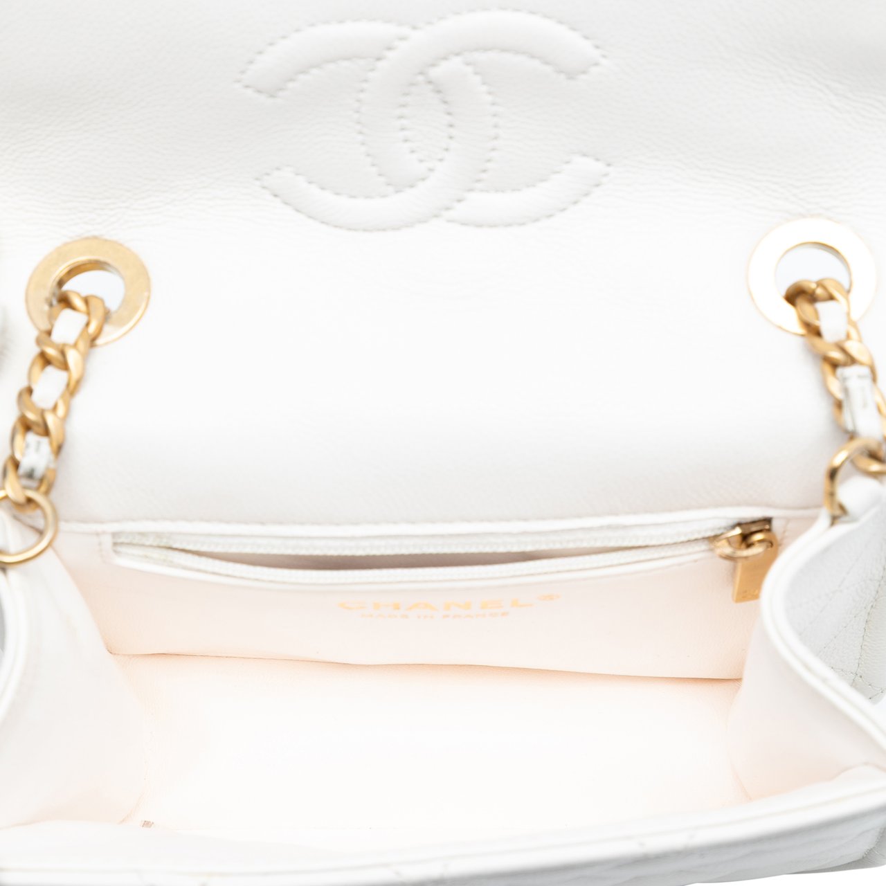 Chanel Mini Quilted Caviar Sweet Classic Flap Wit