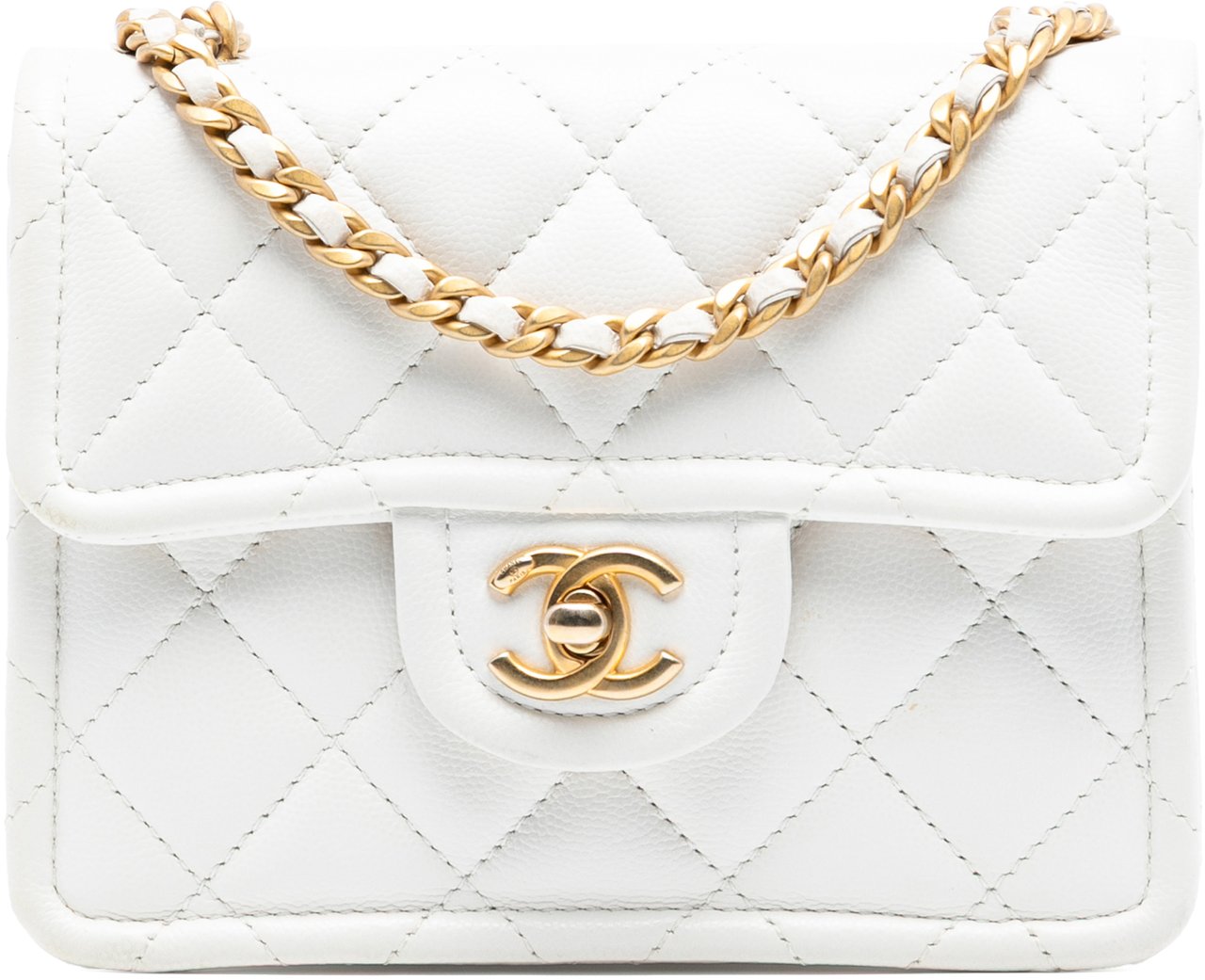 Chanel Mini Quilted Caviar Sweet Classic Flap Wit