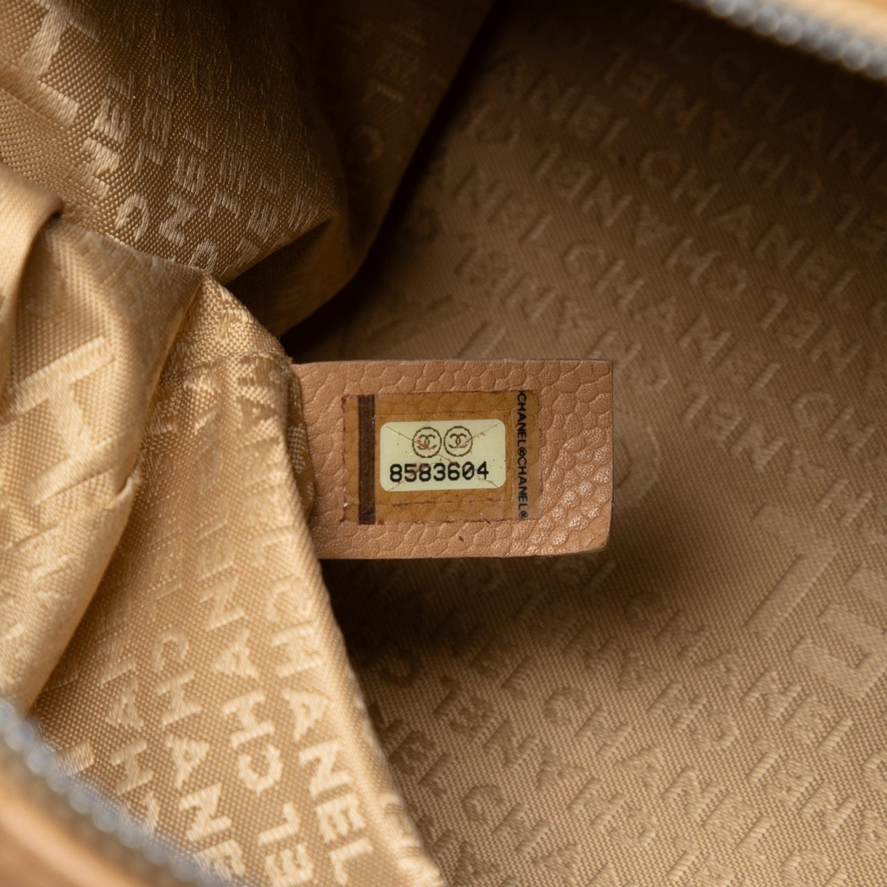 Chanel CC Choco Bar Caviar Stitched Boston Bruin