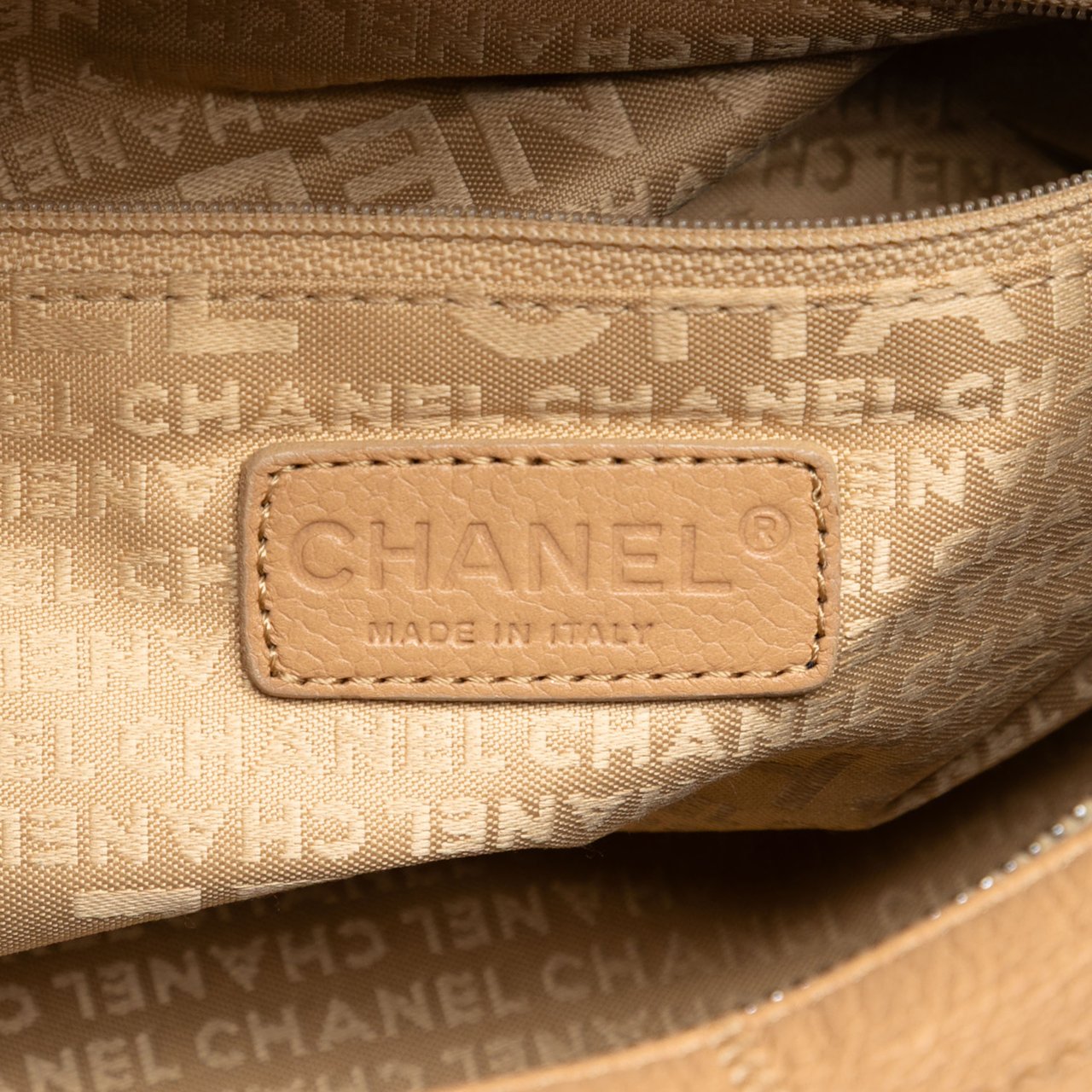 Chanel CC Choco Bar Caviar Stitched Boston Bruin