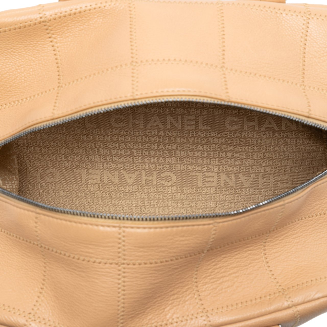 Chanel CC Choco Bar Caviar Stitched Boston Bruin