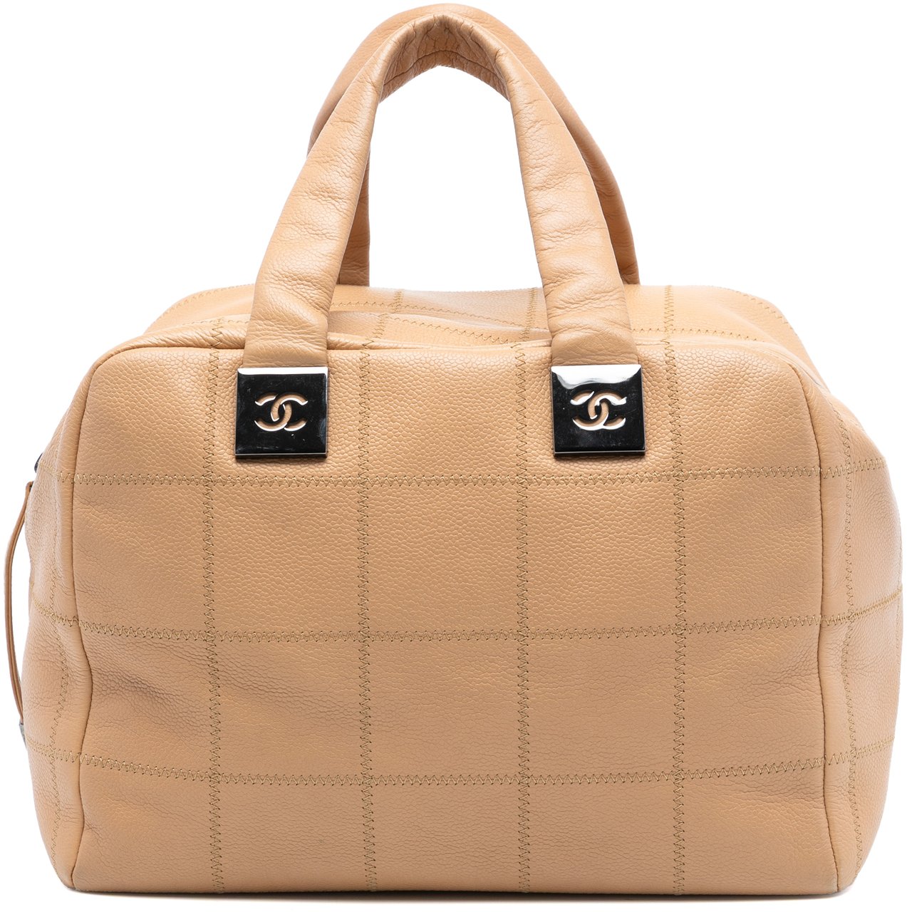 Chanel CC Choco Bar Caviar Stitched Boston Bruin