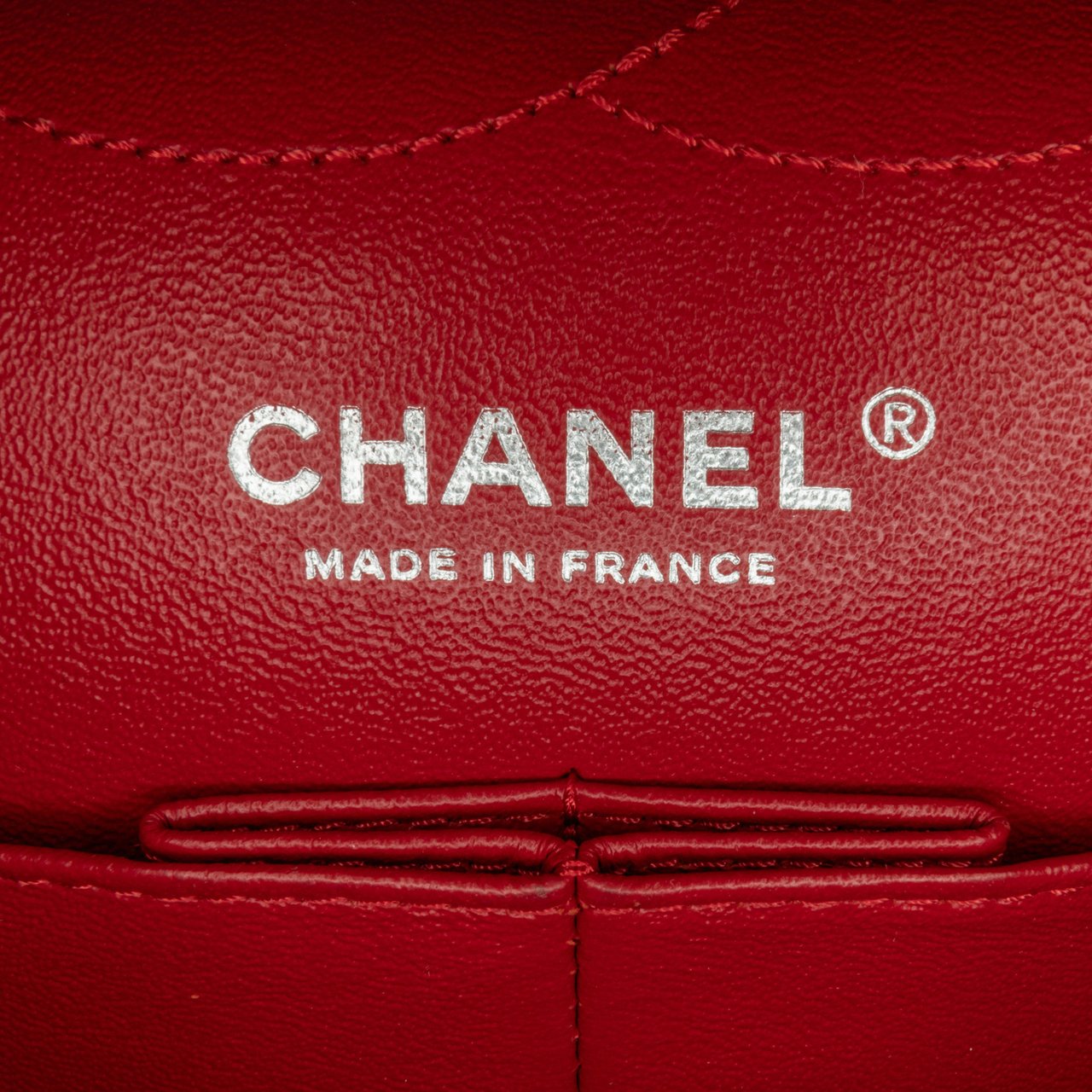 Chanel Medium Suede Re-issue 2.55 Double Flap Rood