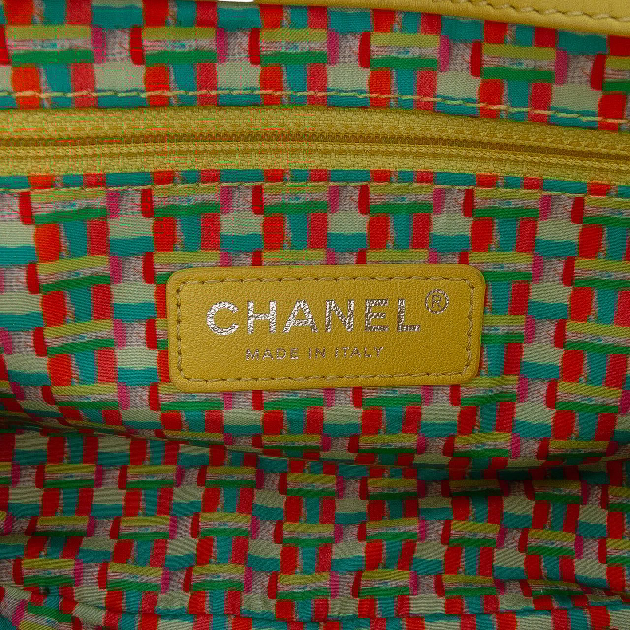 Chanel Paris Seoul Small Rubber Coco Rain Flap Geel