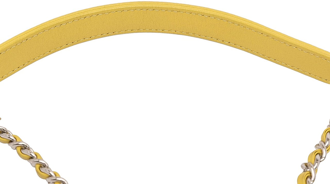 Chanel Paris Seoul Small Rubber Coco Rain Flap Geel