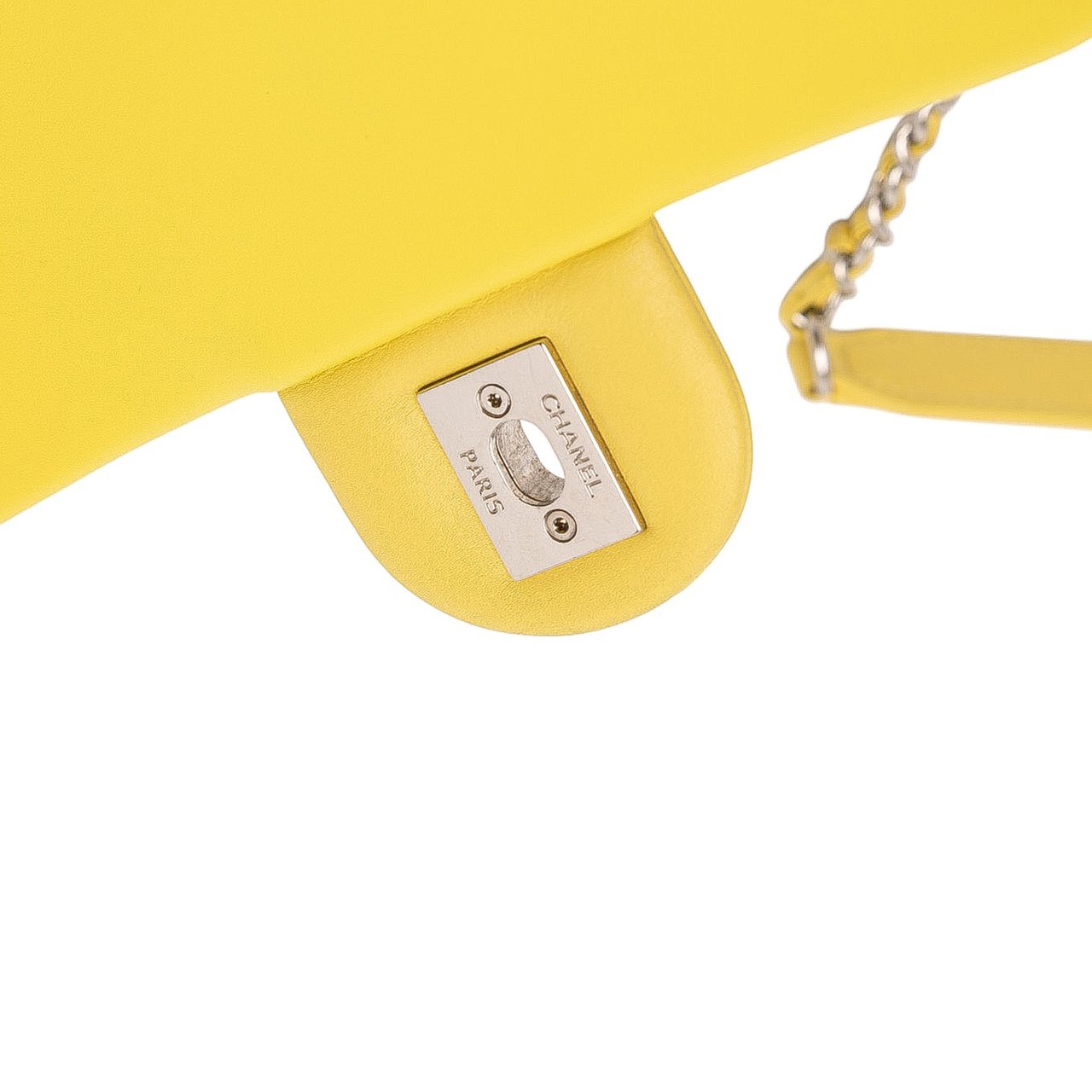 Chanel Paris Seoul Small Rubber Coco Rain Flap Geel