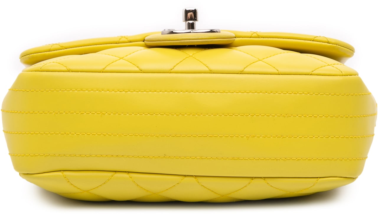 Chanel Paris Seoul Small Rubber Coco Rain Flap Geel