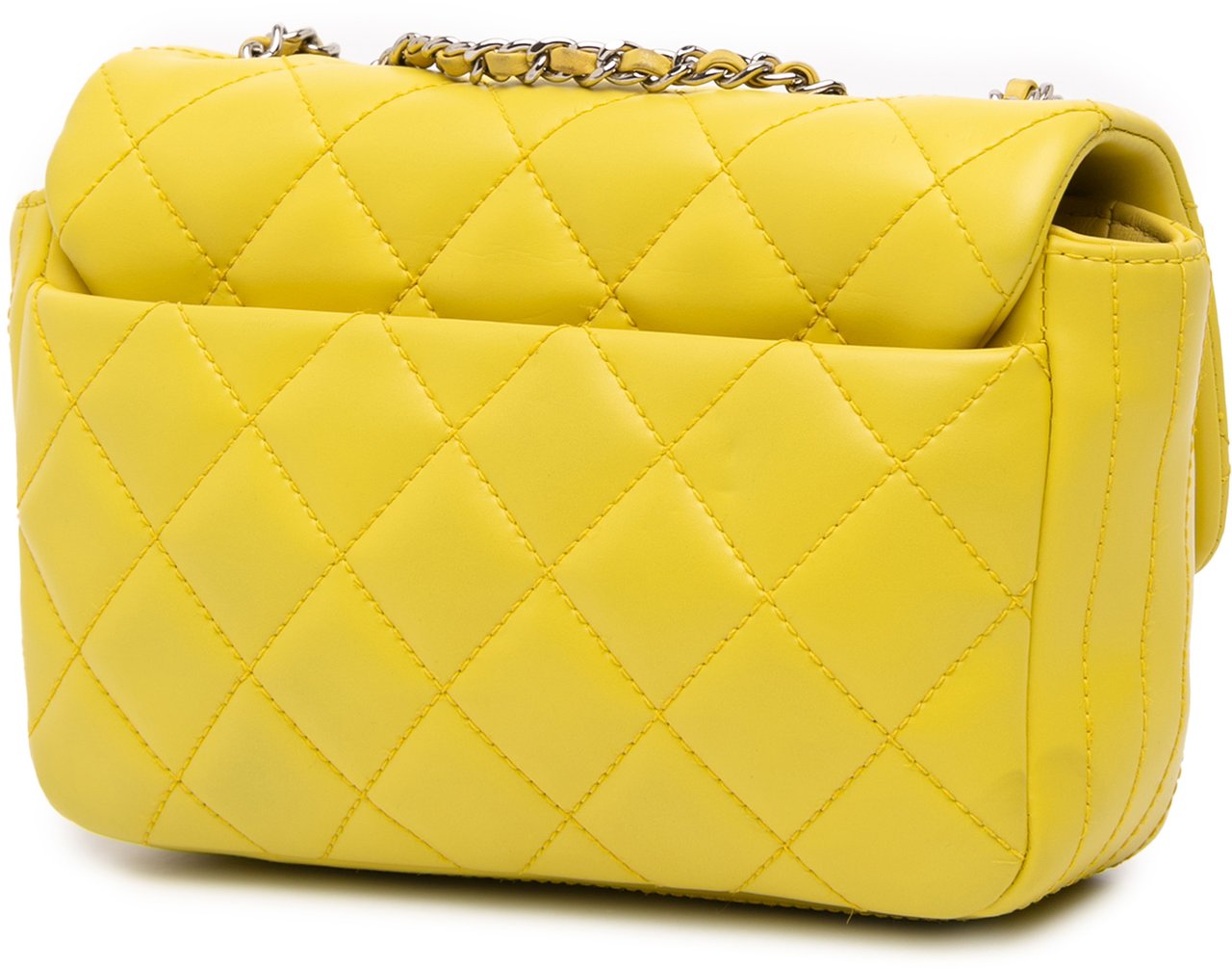 Chanel Paris Seoul Small Rubber Coco Rain Flap Geel