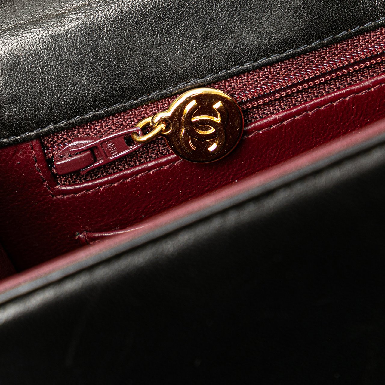 Chanel CC Patent Snake Chain Flap Zwart