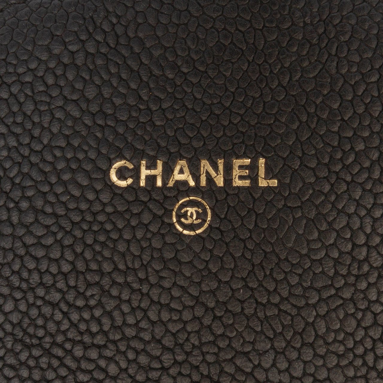 Chanel Paris-Cuba Square Quilted Caviar Thread Around Wallet On Chain Zwart