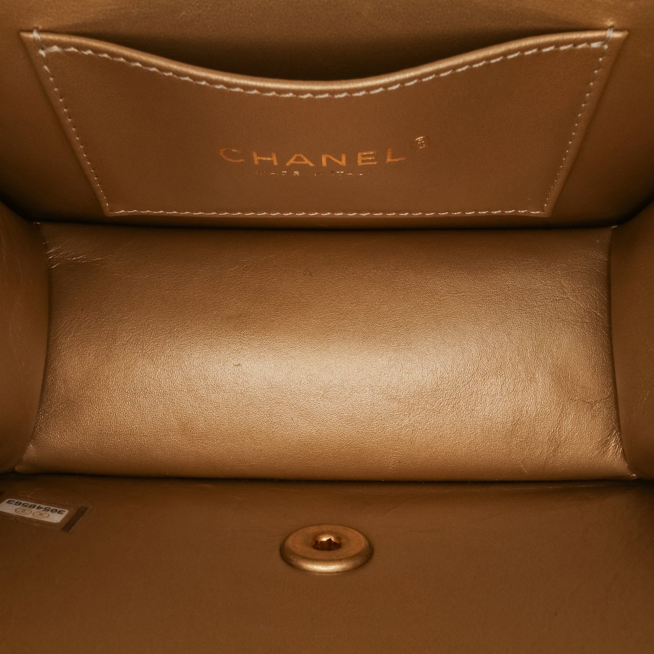 Chanel Small CC Quilted Calfskin Crystal Pearl Full Flap Wit