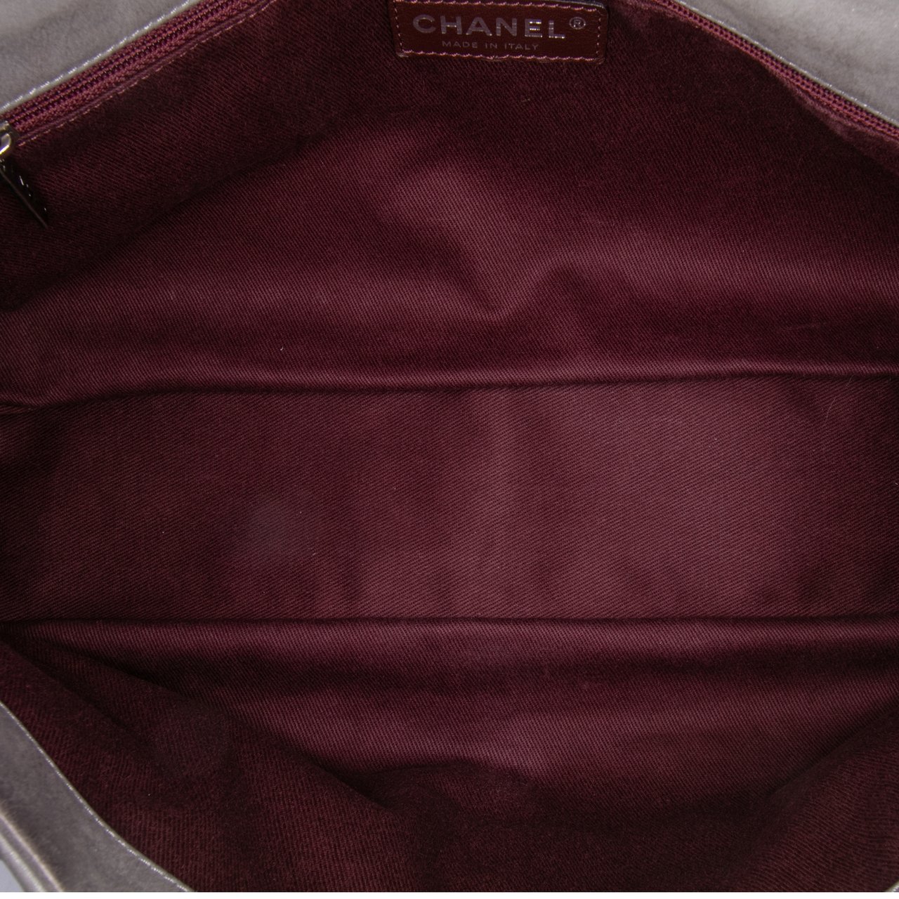 Chanel Jumbo Iridescent Calfskin In The Mix Flap Grijs