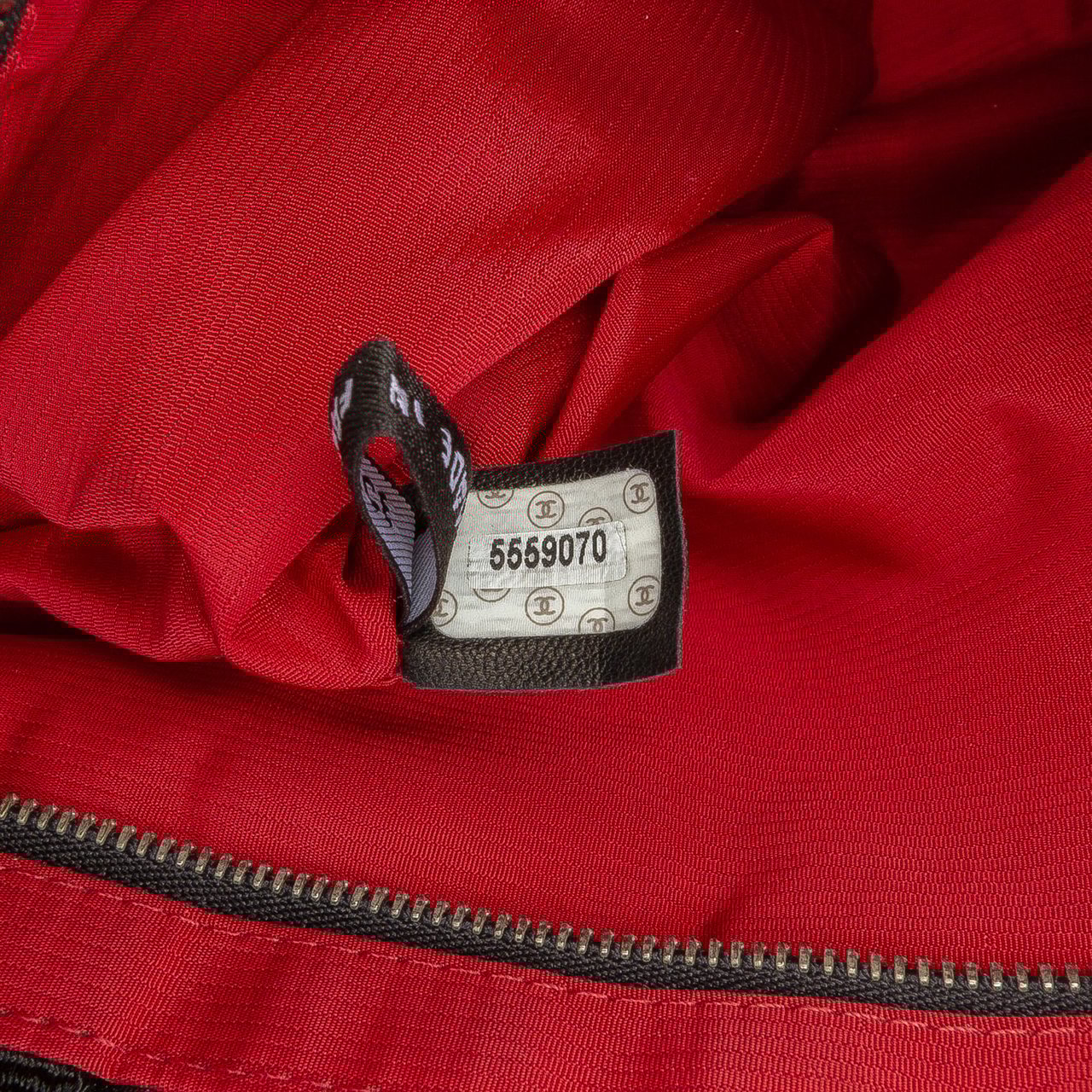 Chanel Old Travel Line Nylon Tote Zwart