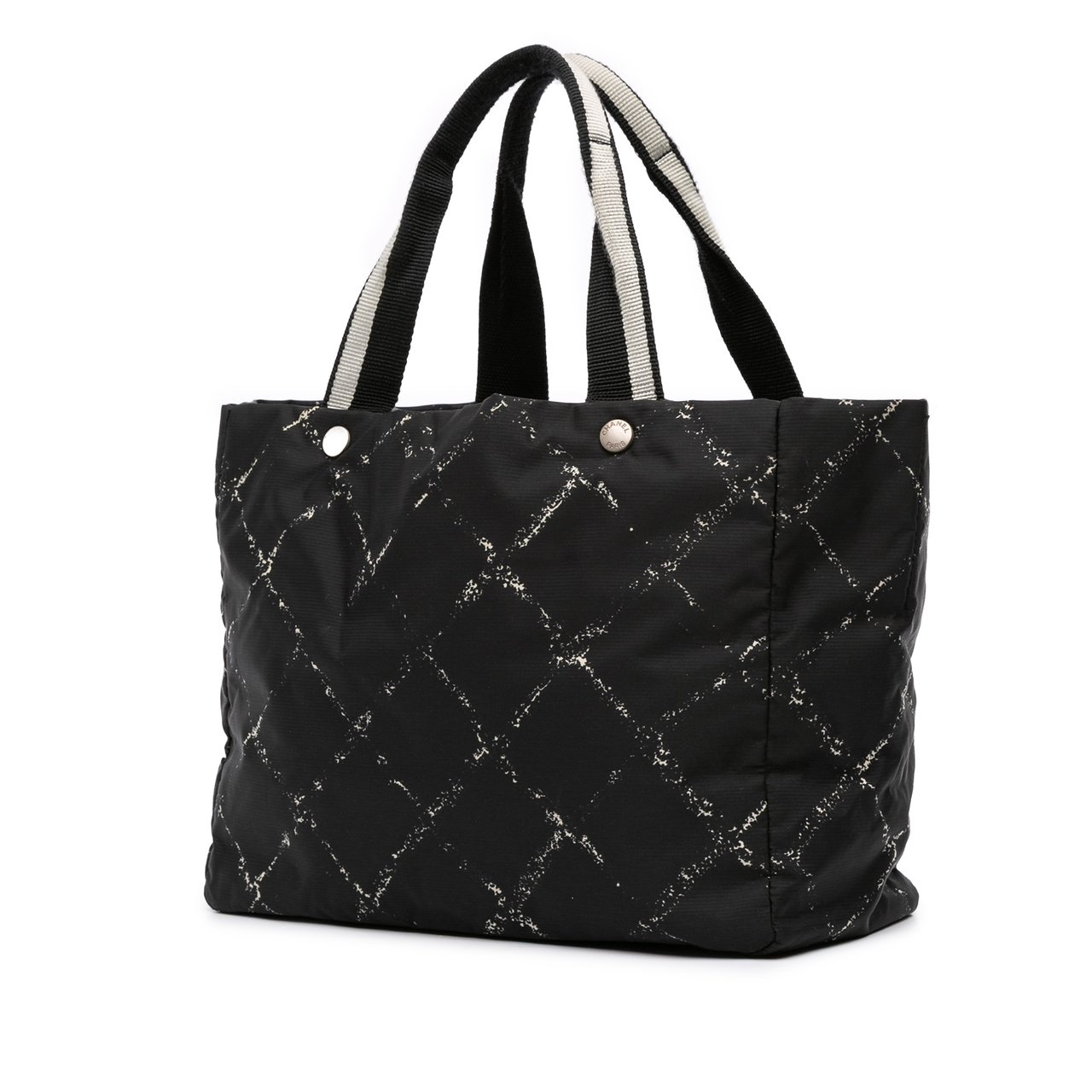 Chanel Old Travel Line Nylon Tote Zwart