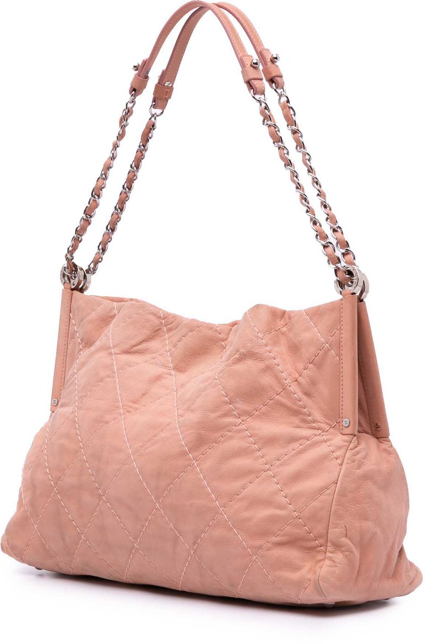 Chanel Small Iridescent Calfskin Sea Hit Tote Bruin