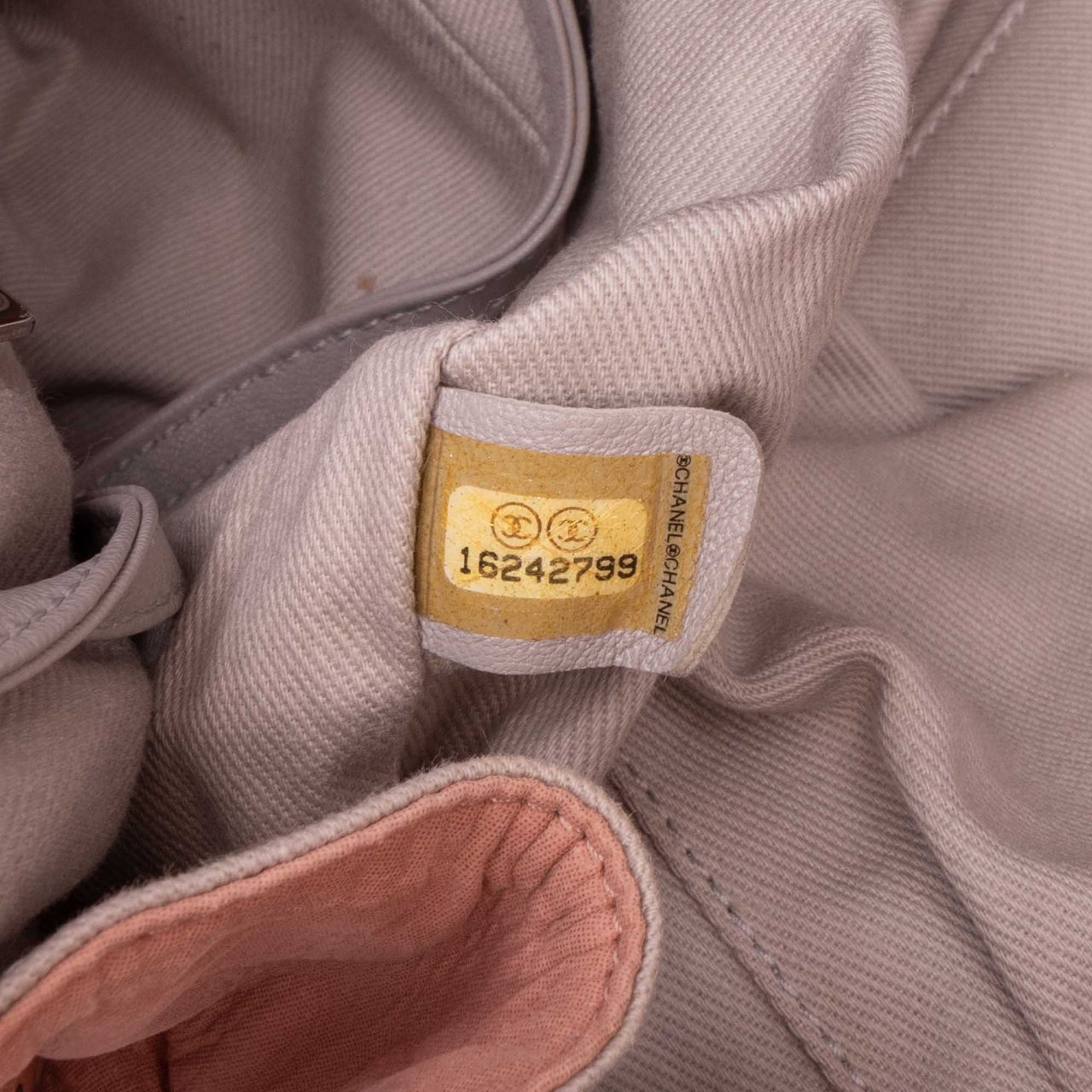Chanel Small Iridescent Calfskin Sea Hit Tote Bruin