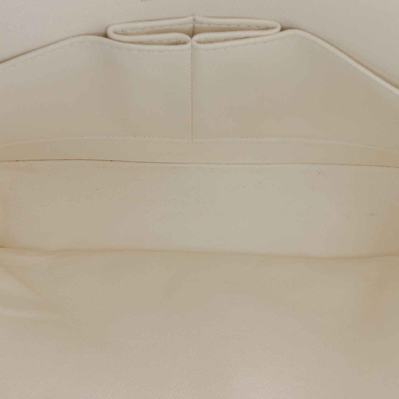 Chanel Medium Classic Chevron Tweed Floral Double Flap Wit