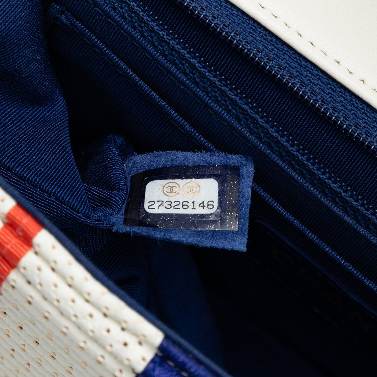 Chanel New Mini Pleated Perforated Lambskin Single Flap Wit