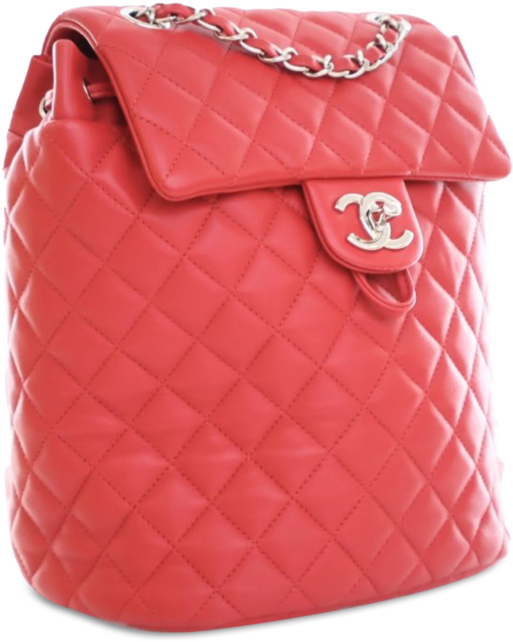 Chanel Small Lambskin Urban Spirit Backpack Rood