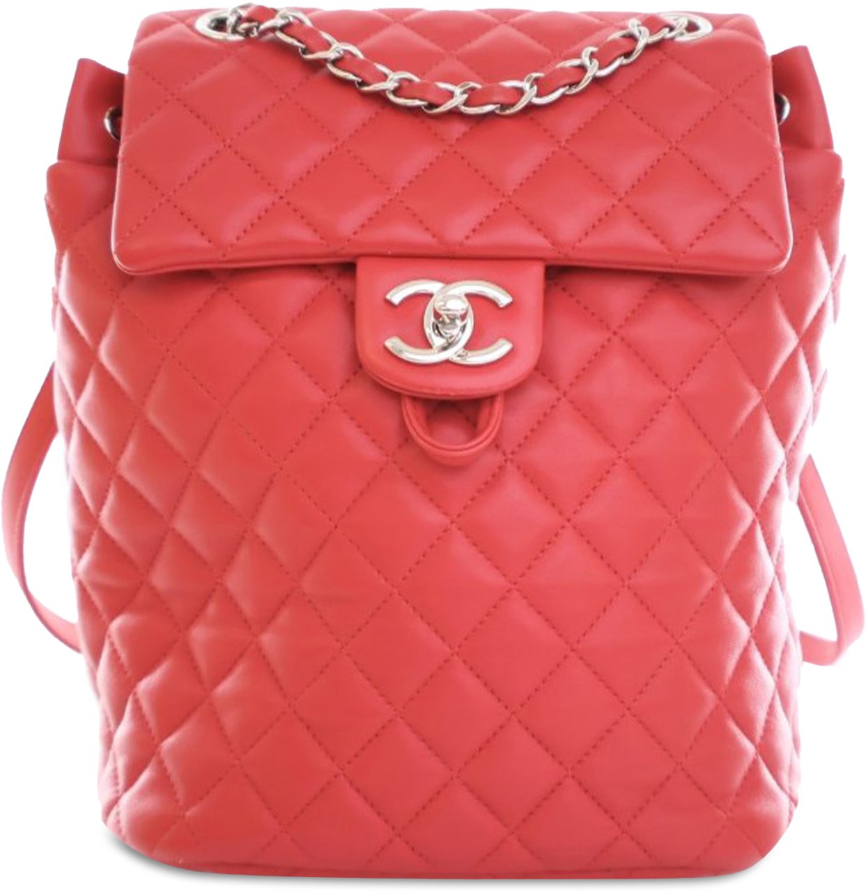 Chanel Small Lambskin Urban Spirit Backpack Rood