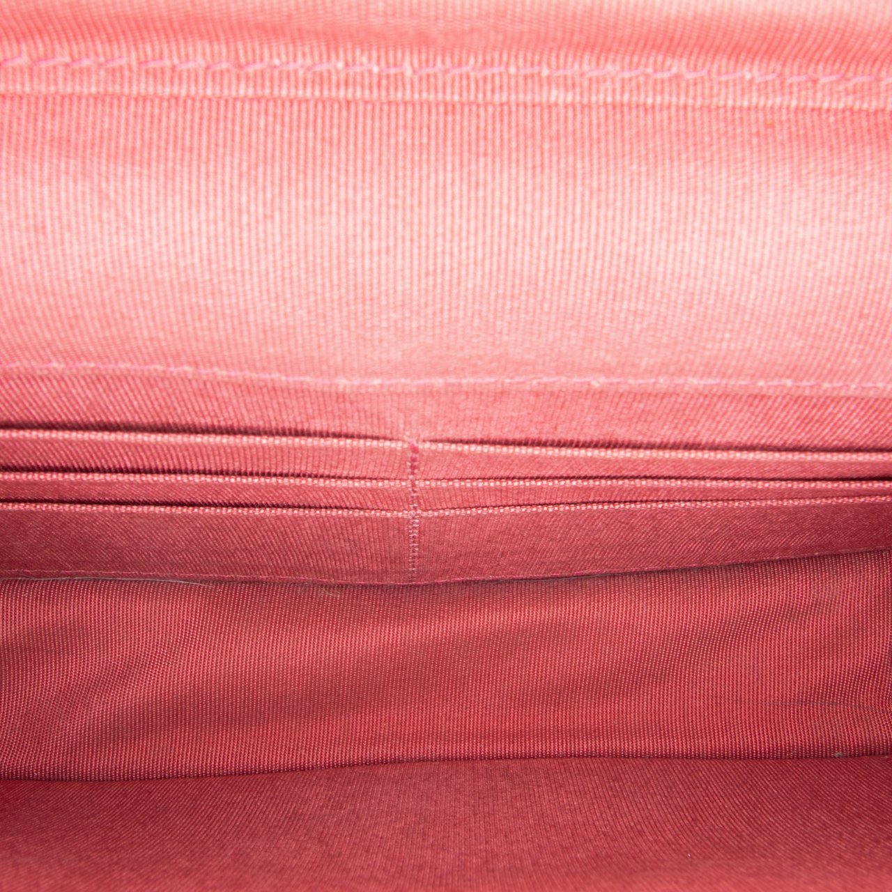 Chanel CC Tweed Wallet On Chain Roze