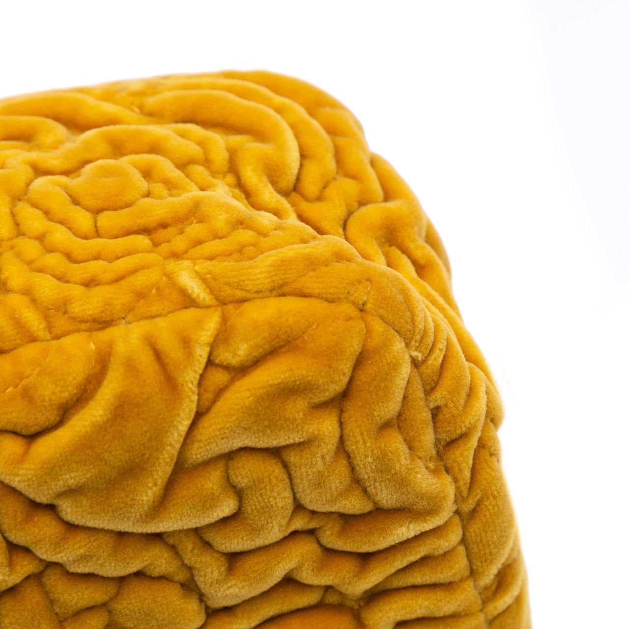 Chanel Mini Square Velvet Camellia Embossed Flap Geel