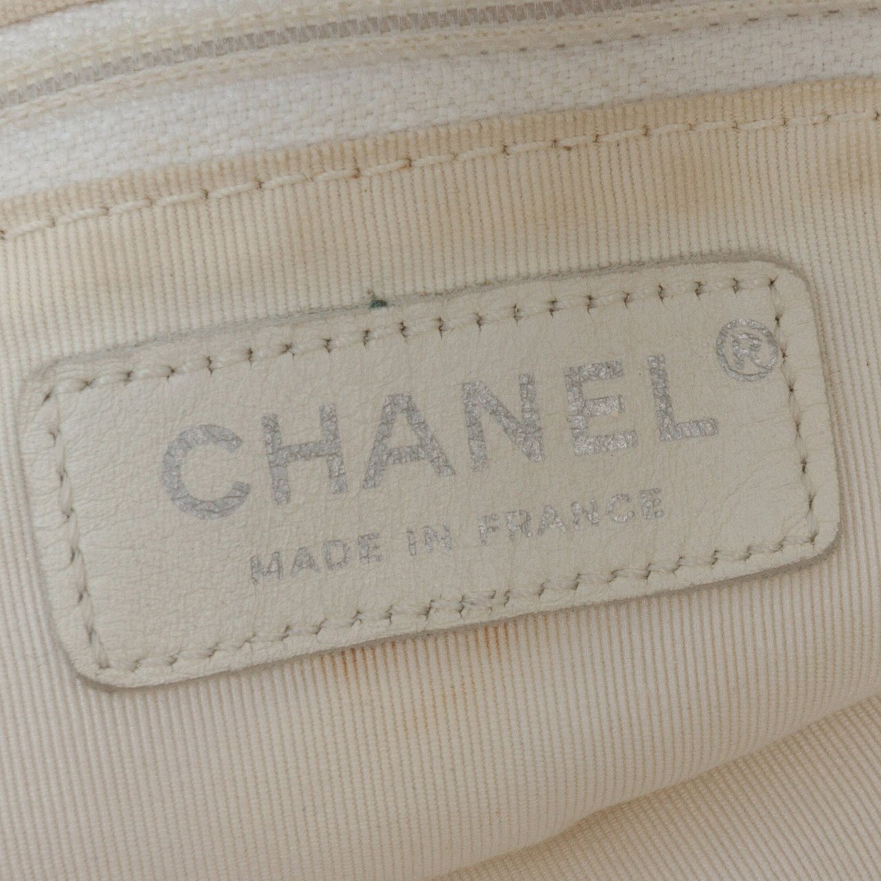 Chanel Tweed Boucle Knitting Top Handle Bag Wit