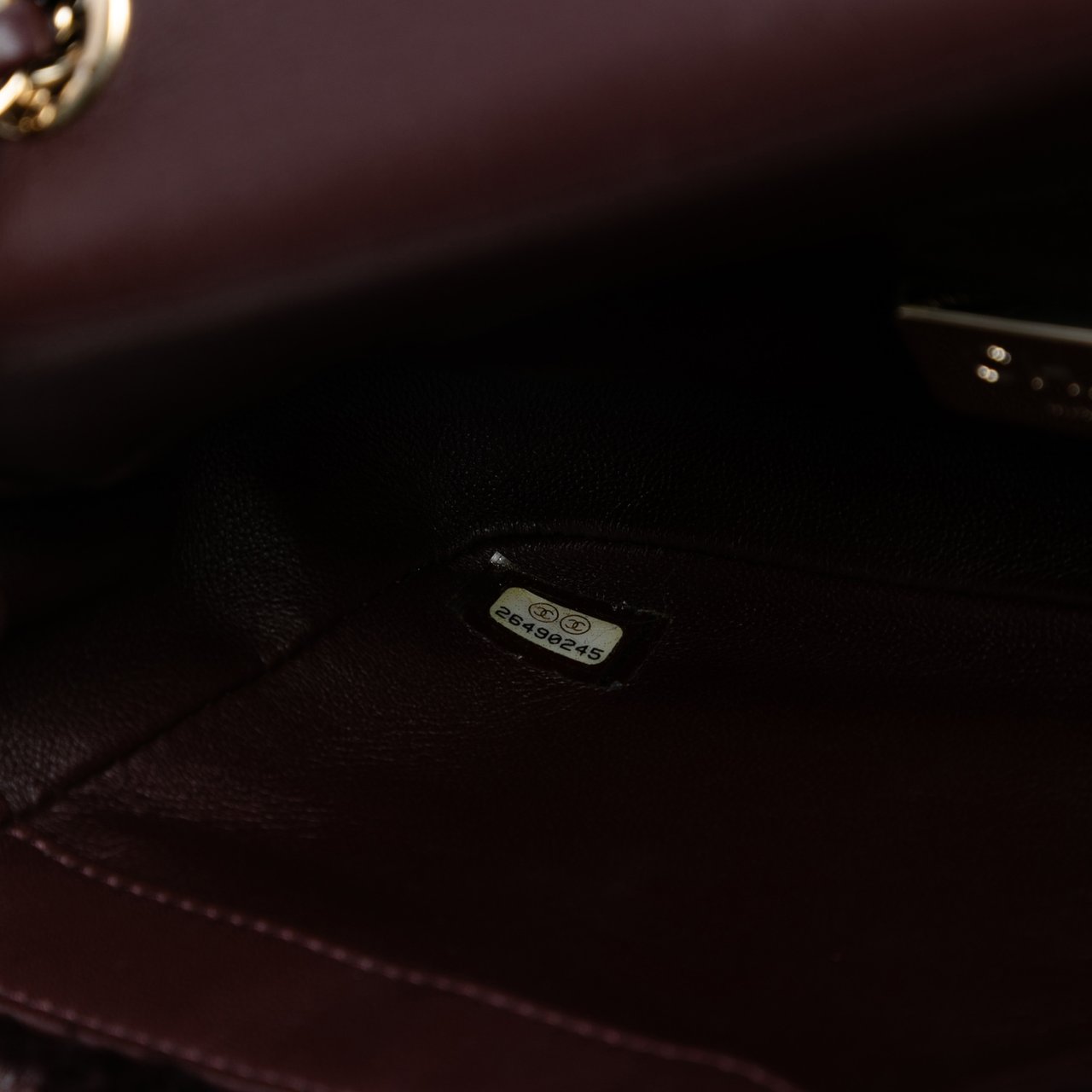 Chanel Mini Rectangular CC Quilted Shearling Color Block Single Flap Rood