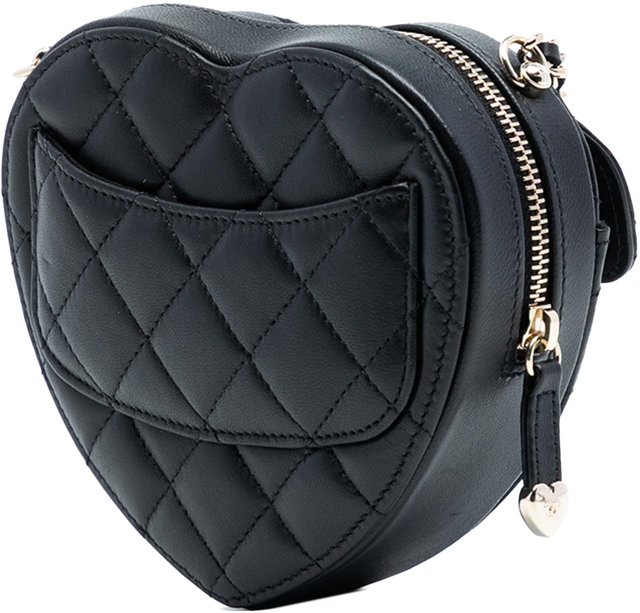 Chanel Mini Lambskin CC in Love Heart Crossbody Zwart