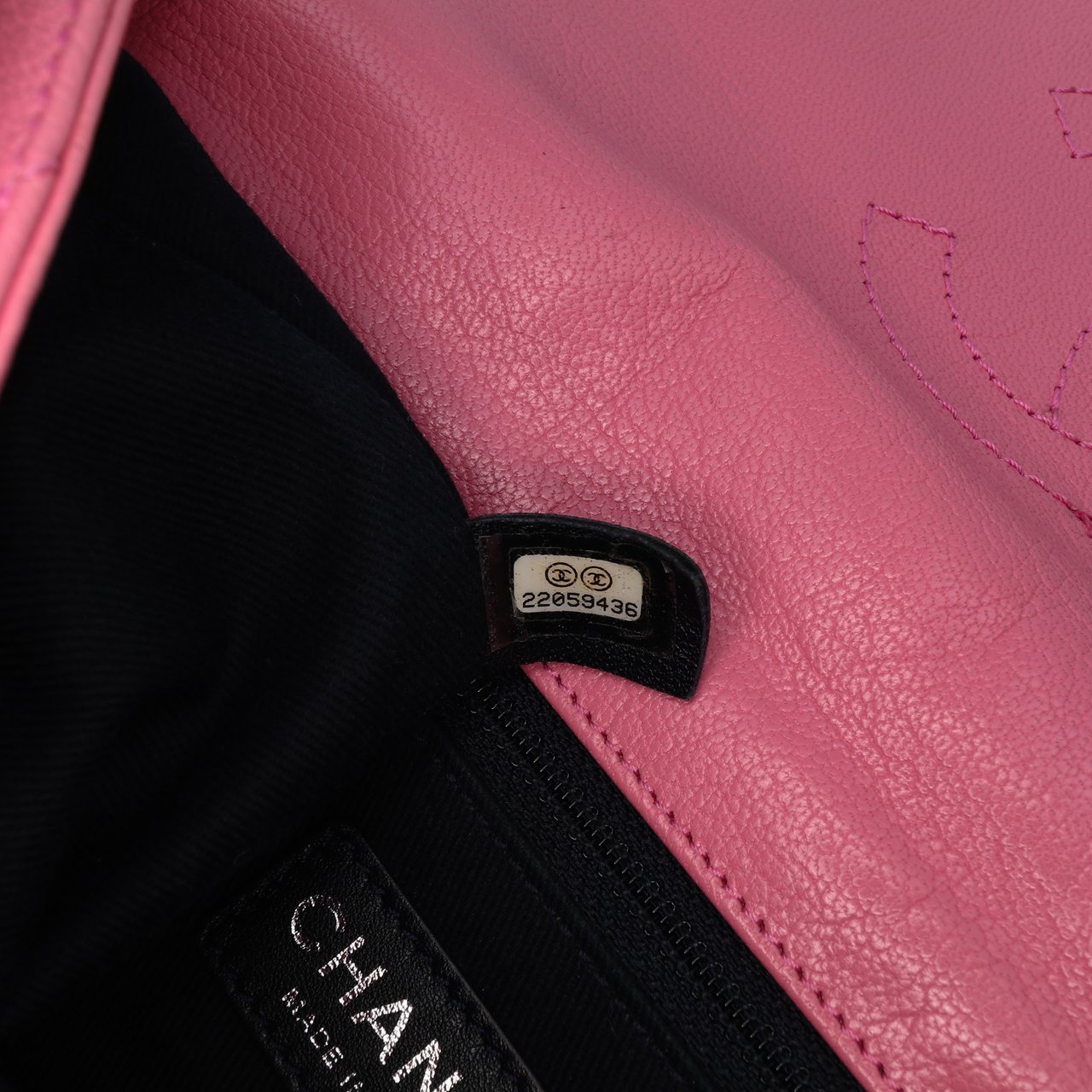 Chanel Small Quilted Goatskin Double Carry Waist Chain Flap Roze