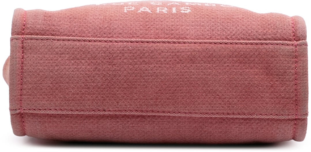 Chanel Mini Canvas Deauville Tote Rood