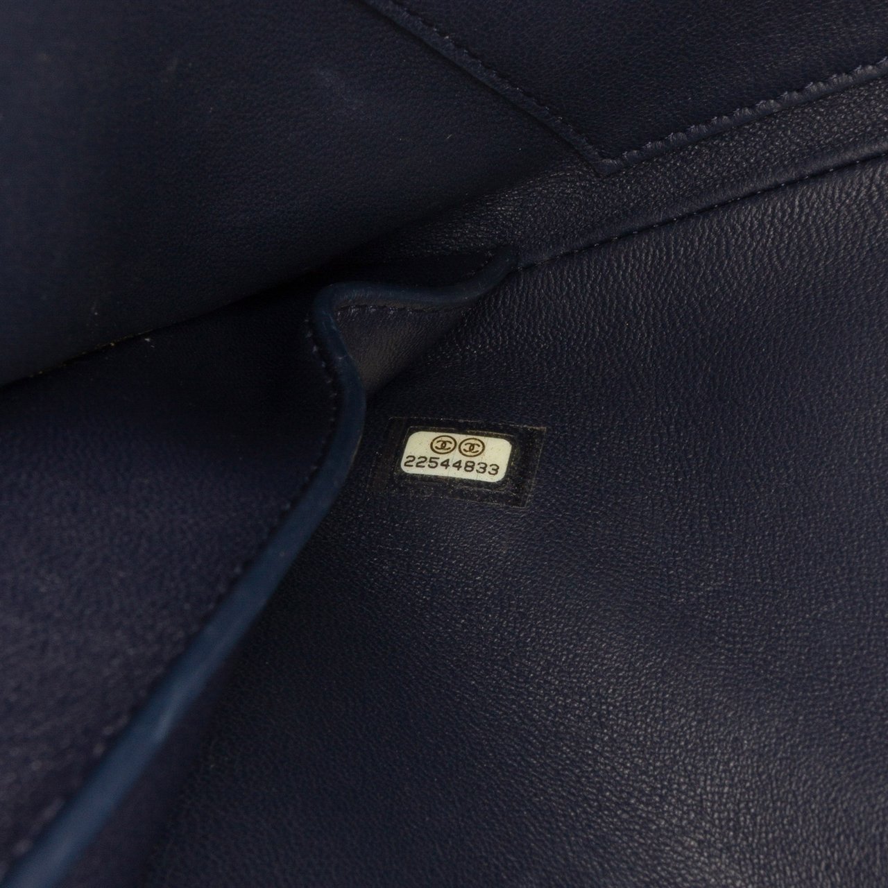 Chanel Lambskin Airlines Envelope Clutch Zwart