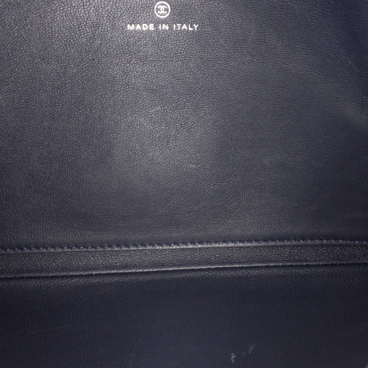 Chanel Lambskin Airlines Envelope Clutch Zwart