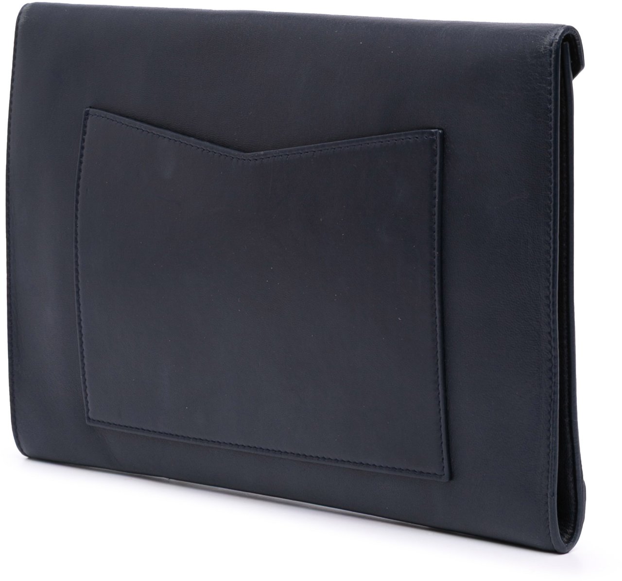 Chanel Lambskin Airlines Envelope Clutch Zwart