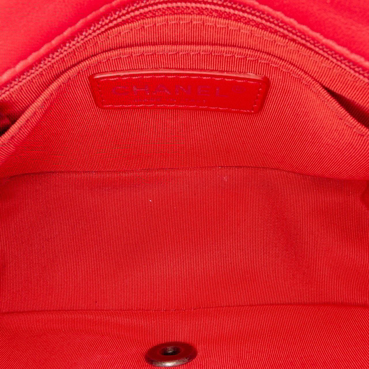 Chanel Paris Seoul Mini Crochet Lambskin Flap Rood
