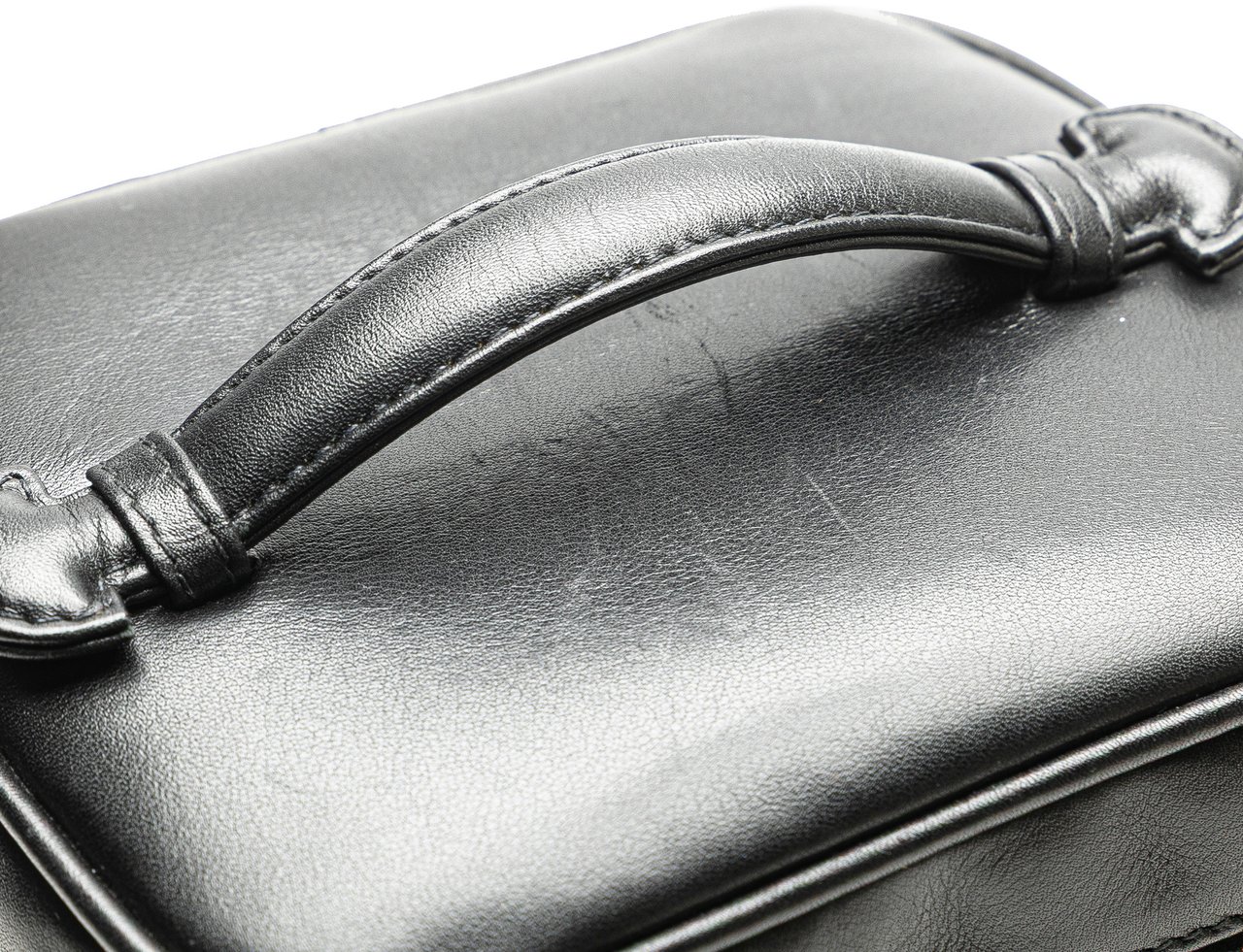Chanel CC Lambskin Vanity Case Zwart