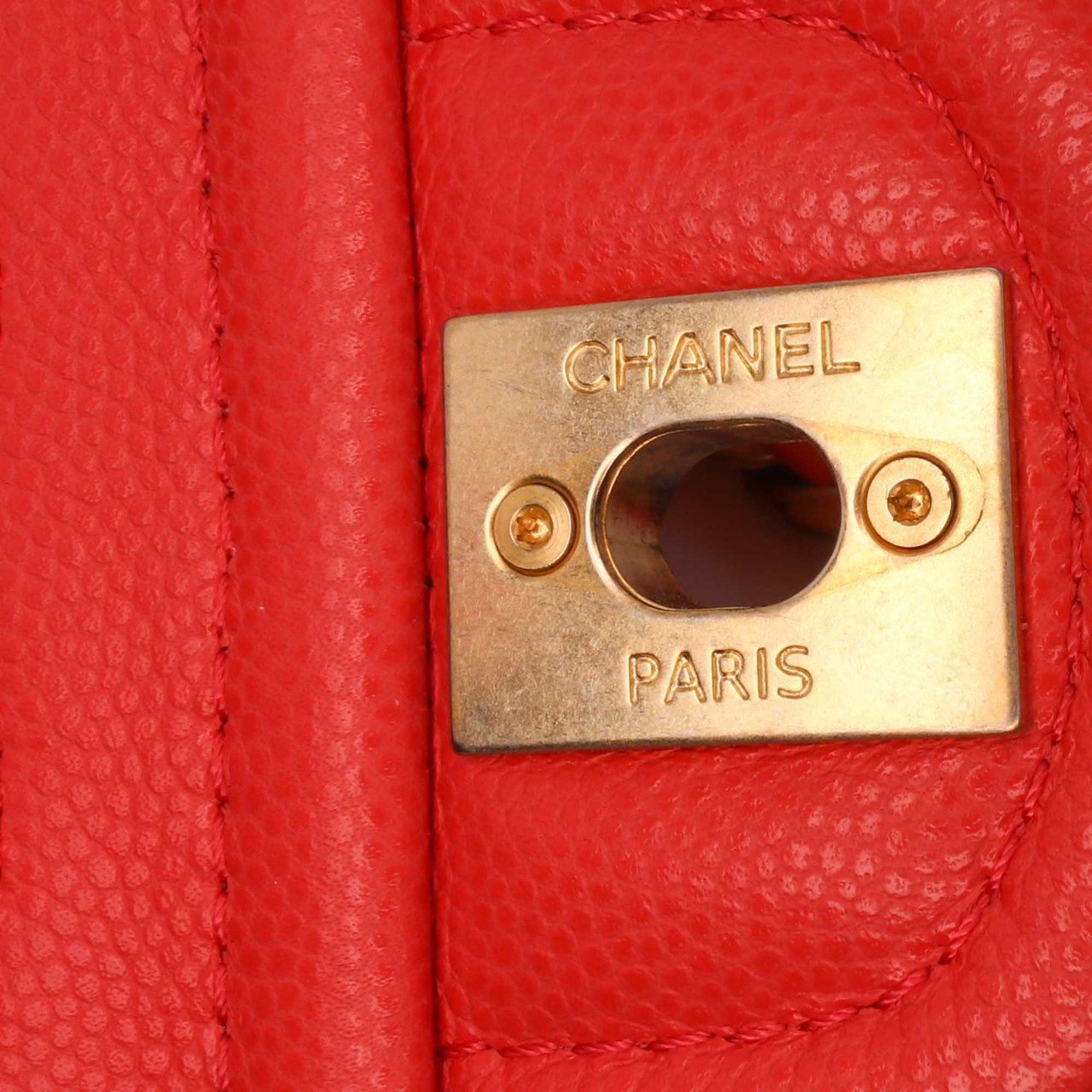 Chanel Mini Quilted Caviar Sweet Classic Flap Rood