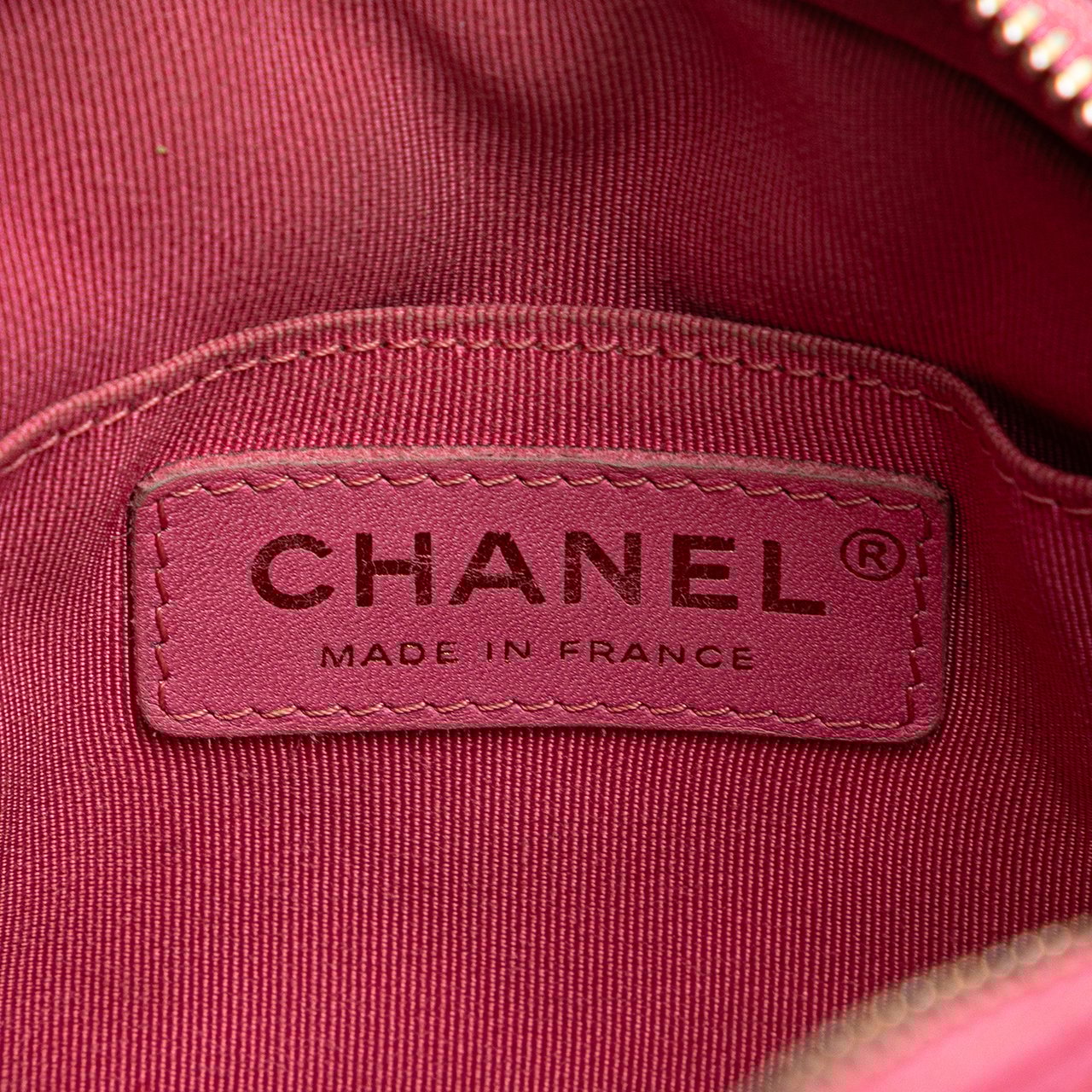 Chanel Quilted Caviar CC Day Camera Bag Roze