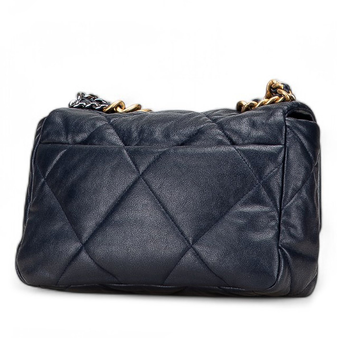 Chanel Medium Lambskin 19 Flap Blauw