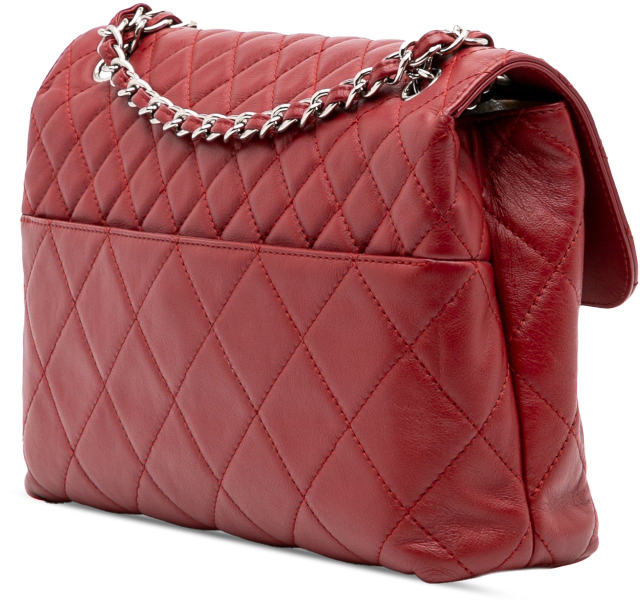 Chanel CC Quilted Calfskin In The Business Flap Rood