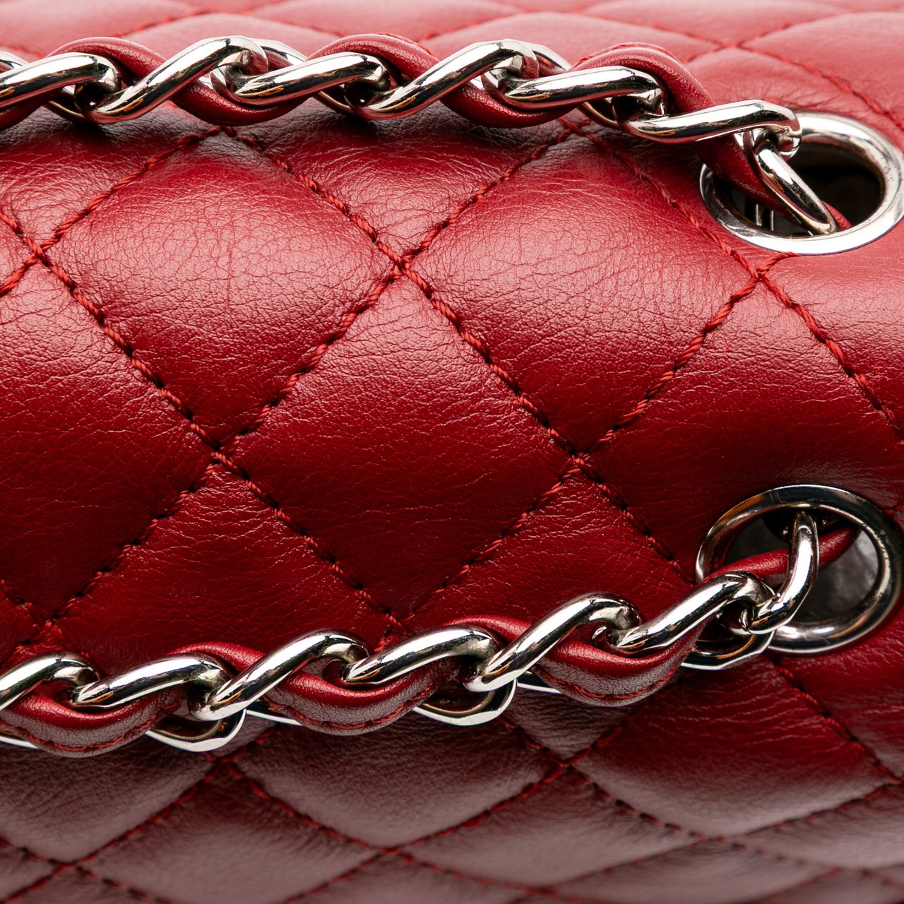 Chanel CC Quilted Calfskin In The Business Flap Rood