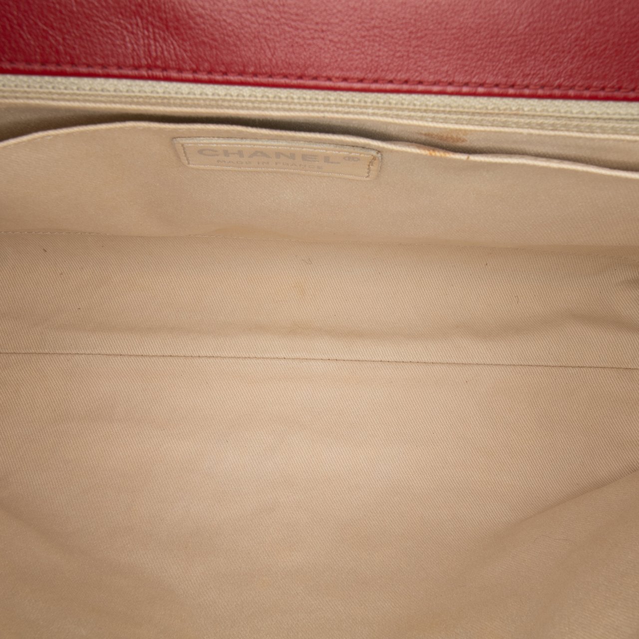 Chanel CC Quilted Calfskin In The Business Flap Rood