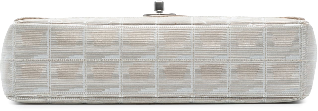 Chanel Medium New Travel Line Nylon Single Flap Bruin