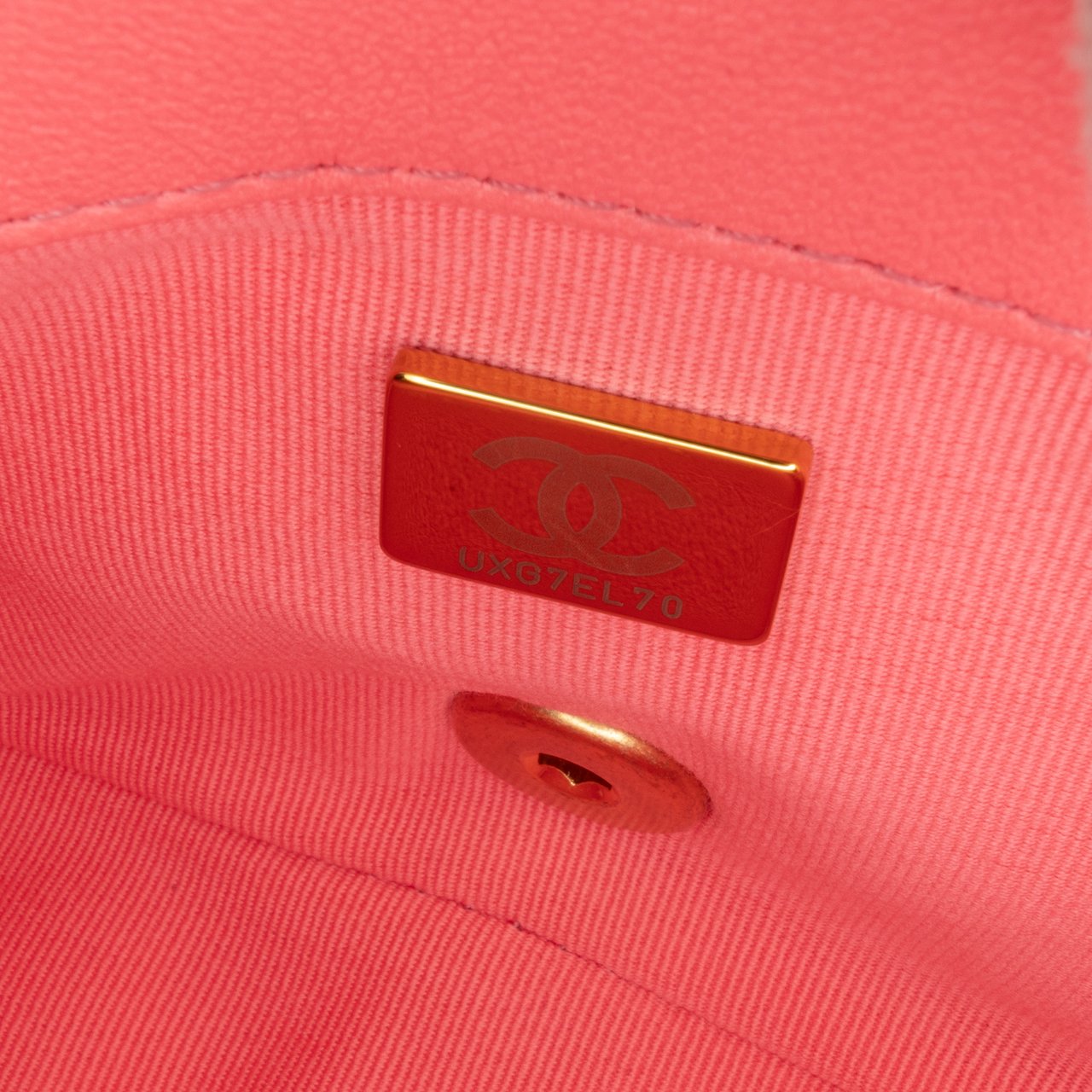 Chanel Mini Quilted Lambskin Funky Town Flap Roze