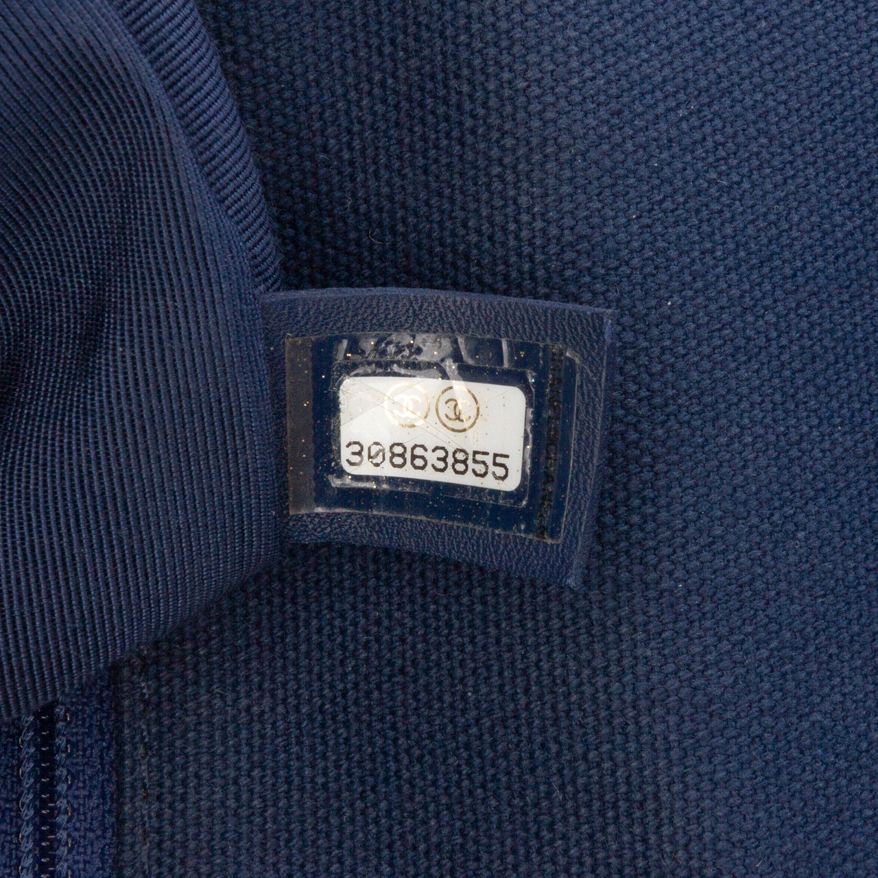 Chanel Medium Canvas and Cotton 19 Flap Blauw