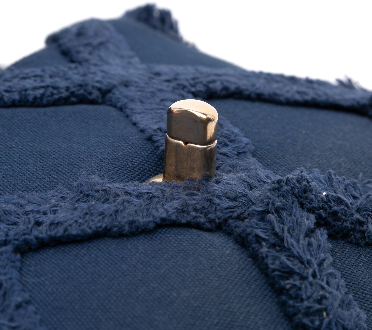 Chanel Medium Canvas and Cotton 19 Flap Blauw