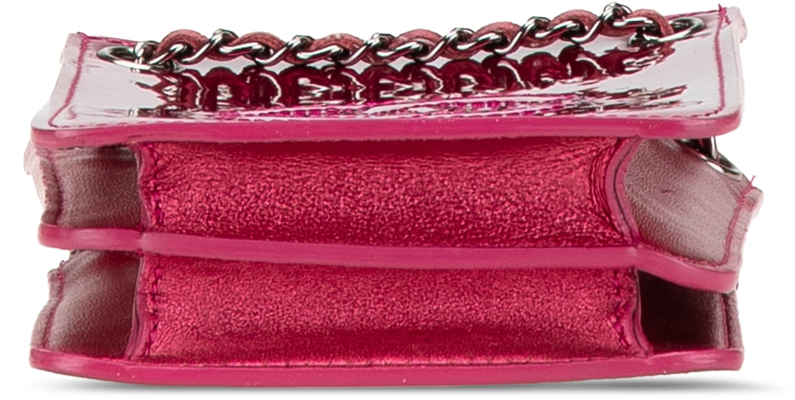 Chanel CC Patent Phone Holder Crossbody Roze