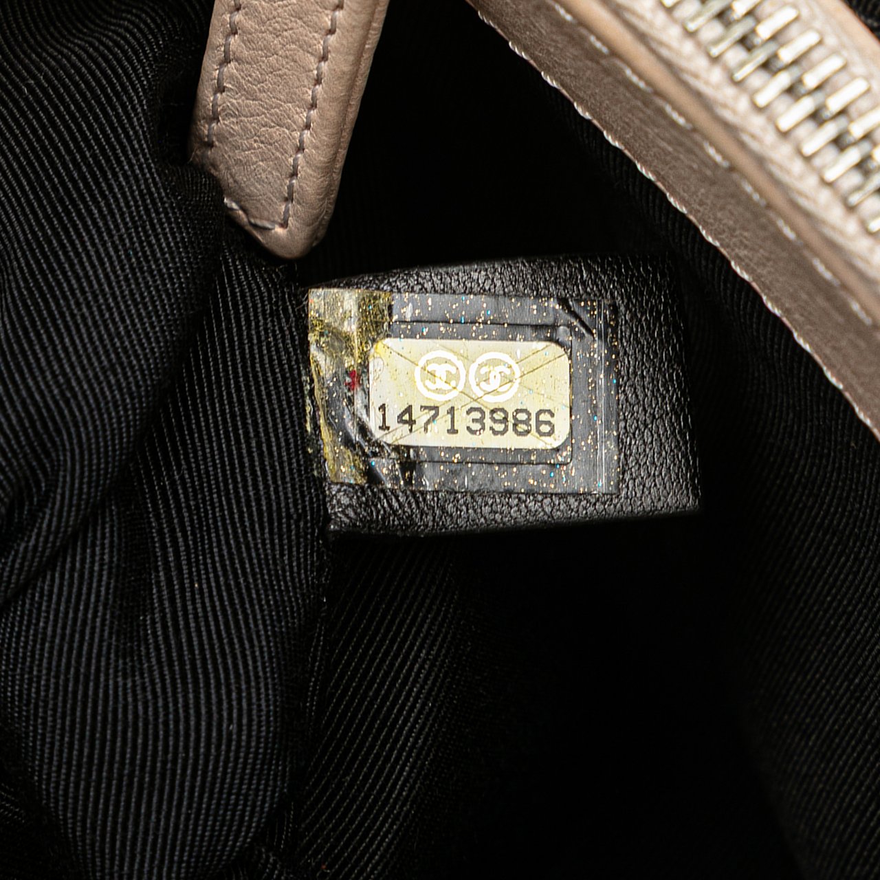 Chanel Mini Quilted Lambskin Chain Me Tote Bruin